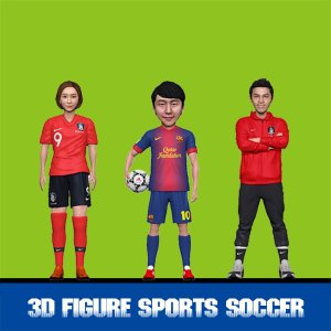 3D피규어 스포츠 축구