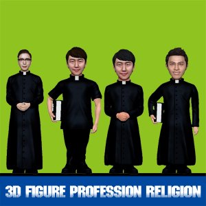 3D피규어 전문직 종교인